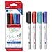 Set 4 Pcs Pennarello Magico Out Liner Doppia Linea. Nero, Blu, Rosso E Viola. - Foto miniatura 1
