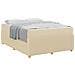 Struttura letto con materasso Crema 140 x 200 cm Tessuto - Foto miniatura 3