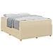 Struttura letto con materasso Crema 140 x 200 cm Tessuto - Foto miniatura 4