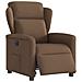 Poltrona Elettrica Reclinabile Marrone in Tessuto - Foto miniatura 3