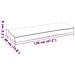 Set di Cuscini per Pallet 2 pcs Nero 120 x 40 x 8 cm - Foto miniatura 7