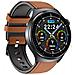 Smartwatch Ip68 Impermeabile Con Ecg, Frequenza Cardiaca E Monitoraggio Ossigeno Nel Sangue Brown - Foto miniatura 2