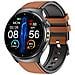 Smartwatch Ip68 Impermeabile Con Ecg, Frequenza Cardiaca E Monitoraggio Ossigeno Nel Sangue Brown - Foto miniatura 1