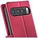 Custodia A Portafoglio Per Google Pixel 10 Pro Con Cover Magnetica Staccabile, Rosso - Foto miniatura 5