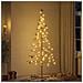 Albero di Natale in legno con supporto Marrone 210 cm Bambù - Foto miniatura 2