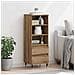 Credenza Rovere artigianale 40 x 36 x 110 cm Legno multistrato - Foto miniatura 4