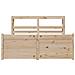 Giroletto con Testiera 140x190 cm in Legno Massello di Pino - Foto miniatura 4