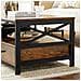 Tavolino da caffè LCT21BXV1 in stile loft marrone rustico - Foto miniatura 6