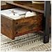 Tavolino da caffè LCT21BXV1 in stile loft marrone rustico - Foto miniatura 7