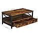 Tavolino da caffè LCT21BXV1 in stile loft marrone rustico - Foto miniatura 4