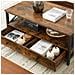 Tavolino da caffè LCT21BXV1 in stile loft marrone rustico - Foto miniatura 5