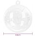 Set di Palle di Natale 200 pcs Trasparente Ø 5 cm - Foto miniatura 8