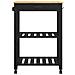 Carrello da Cucina MONZA Nero 60 x 40 x 88,5 cm - Foto miniatura 5