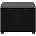 Panca per ingresso con cuscino Rovere Nero 60 x 38 x 46 cm - Foto miniatura 6