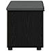 Panca per ingresso con cuscino Rovere Nero 60 x 38 x 46 cm - Foto miniatura 7
