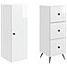 Set di armadi 2 pcs Bianco Lucido 34,5 x 34,5 x 90 cm - Foto miniatura 3