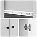 Set di armadi 2 pcs Bianco Lucido 34,5 x 34,5 x 90 cm - Foto miniatura 7