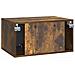 Mobile Porta TV da Muro Rovere Fumo 59,5 x 41 x 30 cm - Foto miniatura 6