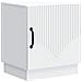 Comodino Bianco 43 x 34,5 x 47 cm Legno ingegnerizzato - Foto miniatura 1