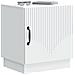 Comodino Bianco 43 x 34,5 x 47 cm Legno ingegnerizzato - Foto miniatura 2