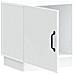 Comodino Bianco 43 x 34,5 x 47 cm Legno ingegnerizzato - Foto miniatura 3
