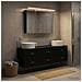 Set di mobili per il bagno 4 pcs Rovere Nero - Foto miniatura 4