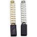 Spazzole di carbone per Black & Decker DN66A - 6,3 x 6,3 x 11 mm - coppia - Foto miniatura 1