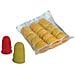 conf. 12. Ditale in gomma. Giallo. diam 21mm grande 374G - Foto miniatura 1