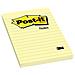 pz. 1 Post-it Large Note 660 giallo cana 102x152 righe 70208 - Foto miniatura 2