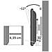 ICA-LCD 2900B - Supporto a muro per TV LED LCD 19 - 37'' inclinabile 1 snodo nero - Foto miniatura 4