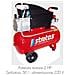 Compressore Stratos da 50 lt 2 HP aria aspirata 150 lt / min 220 V - Foto miniatura 2