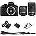 EOS 750D Nero Kit EF-S 18-55mm + EF-S 55-250mm Sensore CMOS 24 Mpx Display 3" Filmati Full HD Wi-Fi / NFC - Foto miniatura 2