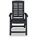 Sedie Reclinabili Giardino 6 pz in Plastica Antracite - Foto miniatura 6