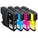 B78V Multipack 4 Cartucce Ink Compatibile Nero / Ciano / Magenta / Giallo per DCP 185 C / DCP 395 CN / MFC 5490 CN Capacità 325 Pagine - Foto miniatura 2
