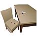 Set 4 Vestisedia Quadrato Antimacchia Made In Italy Panna - Foto miniatura 1