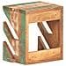 Supporto Skateboard Da Parete 25x20x30 Cm In Legno Di Recupero - Foto miniatura 5