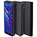 Cover Per Huawei Y6 2019, Nero - Custodia A Libro Flip Smart Magnetica Con Appoggio E Porta Carte - Foto miniatura 4