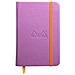 NOTEBOOK RIMBORDATO RIGIDO 9X14 MM 192 PAGINE CARTA AVORIO 90 GR SENZA QUADRETTATURA- CON ELASTICO - Foto miniatura 1