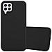 Custodia Compatibile Con Samsung Galaxy A22 4g / M22 / M32 4g In Candy Nero - Coperchio Protettivo In Silicone Tpu Flessibile - Foto miniatura 1