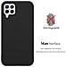 Custodia Compatibile Con Samsung Galaxy A22 4g / M22 / M32 4g In Candy Nero - Coperchio Protettivo In Silicone Tpu Flessibile - Foto miniatura 3