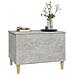 Tavolino Salotto Grigio Cemento 60x44,5x45 Cm Legno Multistrato - Foto miniatura 4