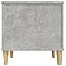 Tavolino Salotto Grigio Cemento 60x44,5x45 Cm Legno Multistrato - Foto miniatura 6