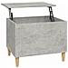 Tavolino Salotto Grigio Cemento 60x44,5x45 Cm Legno Multistrato - Foto miniatura 1