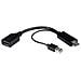 12.03.3147 Cavo E Adattatore Video 0,15 M Hdmi + Usb Displayport Nero - Foto miniatura 2