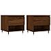 Tavolini Salotto 2pz Rovere Marrone 50x46x50 Legno Multistrato - Foto miniatura 2