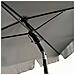 Ombrellone da Giardino FLOKS con Protezione UV, Colore Grigio Chiaro, 200x123x235 cm - Foto miniatura 5