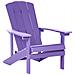 Sedia Da Giardino Viola Adirondack - Foto miniatura 4