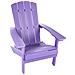 Sedia Da Giardino Viola Adirondack - Foto miniatura 6
