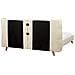 Letto Velluto Senlis 160 X 200 Cm Beige - Foto miniatura 3