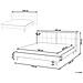 Letto Velluto Senlis 160 X 200 Cm Beige - Foto miniatura 6